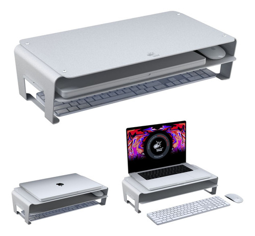 Soporte Notebook Alto Macbook 13a16  Bam M4a-460 Premium!!!