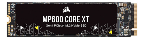 Corsair Ssd Mp600 Core Xt 1tb Pcie Gen4 X4 Nvme M.2 2280 Cor Preto