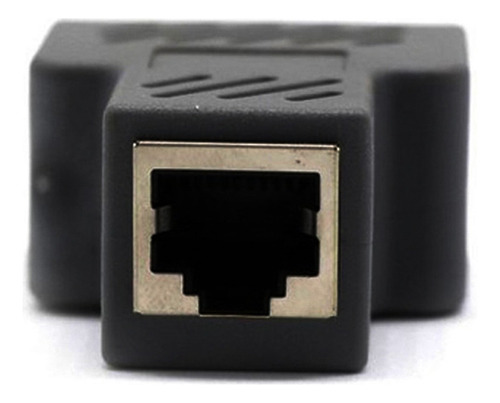 Rj45 Y Adaptador Splitter Red Cat5 Cat6 Conector De 3 Vías