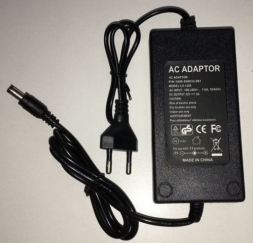 Fuente 12v 5amp. Multiples Usos