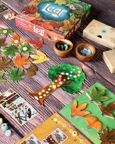 Leaf, Juego De Mesa: Estrategia Y Misterio En Weird City
