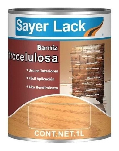 Sellador Para Madera Sellalack Cristal 1 L Sayer Ns-1200.30