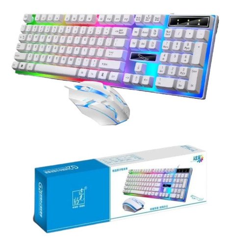 Combo Teclado Y Mouse Gamer Rgb C/cable