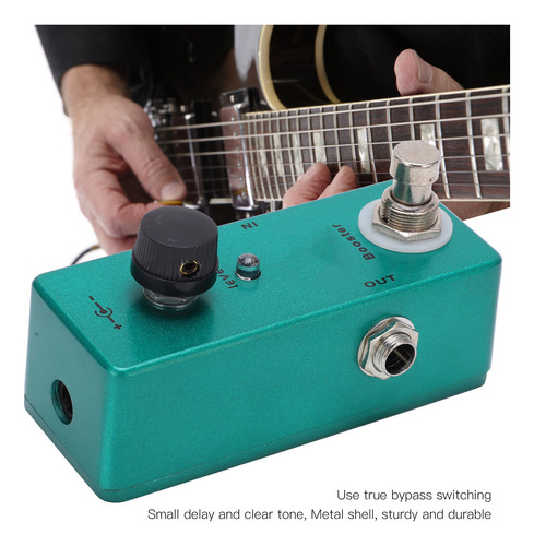 Efecto De Guitarra True Bypass Clean Boost Knob Control Boos