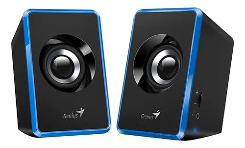 Parlantes Genius Sp-u125 Usb Pc Blue Azul