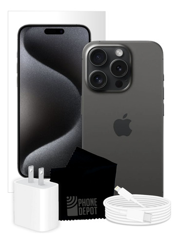 Apple iPhone 15 Pro 512 Gb Titanio Negro Esim Con Caja Original (Reacondicionado)