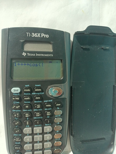 Calculadora Cientifica Ti-36x Pro Negro (Usado)
