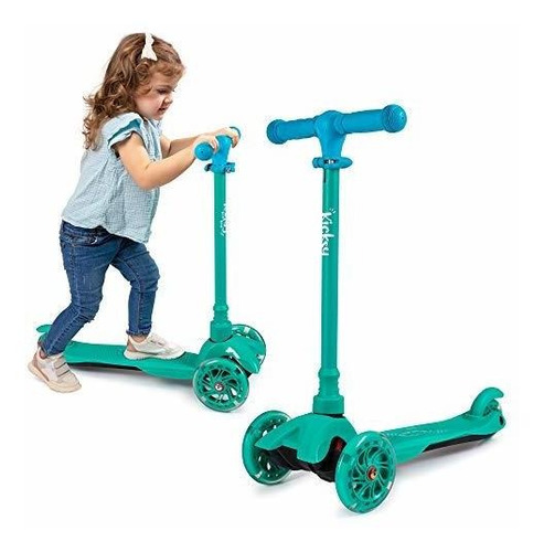 Kicksywheels Scooters Para Niños - Patinete De 3 Ruedas Para