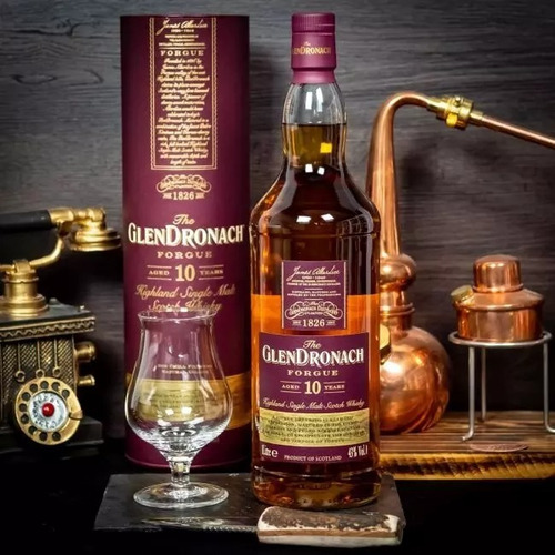 Whisky The Glendronach 10 Años Forgue 1000ml En Estuche