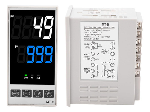 Pid Kit De Controlador De Temperatura, Alta Tensión 100acv A