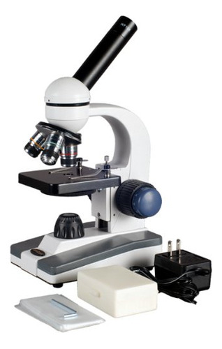 Amscope Microscopio Monocular Compuesto M150c-ps10, Oculare.