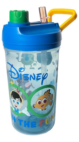 Botella Doble Lid Disney 100 Años 350ml Minnie Mickey Pixar