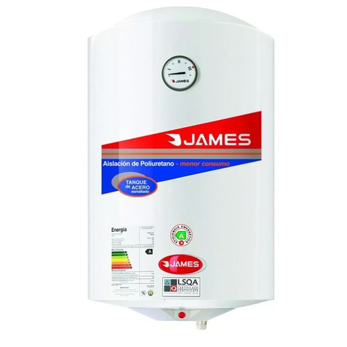 Imagen 2 de 2 de Calefon James 60 Litros Acero Esmaltado - Eficiencia A