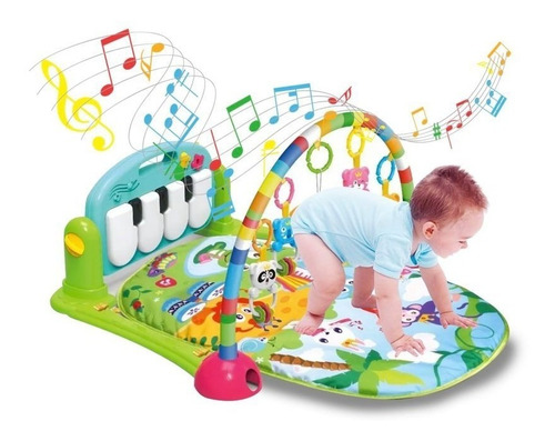 Tapete Musical Infantil De Atividades Com Piano E Didático