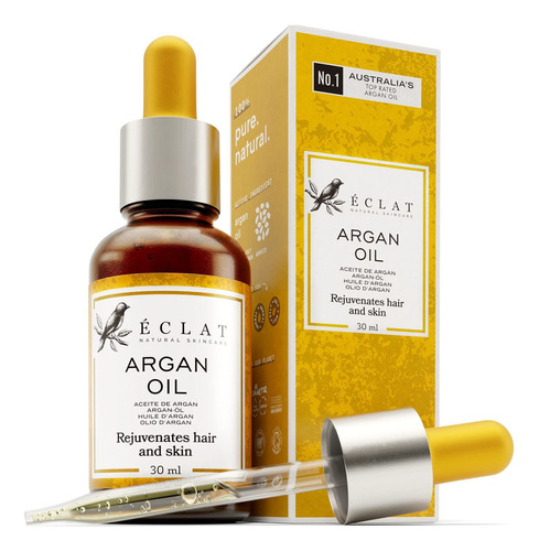 Aceite De Argán Orgánico Para Cabello, Piel, Uñas Y Cara.