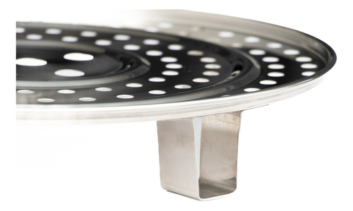 Rejilla Para Olla Vaporera 58.3cm Diametro, Acero Inox 18/10 Color Plateado