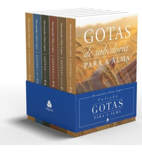 Livro Coleção Gotas Para Alma Hernandes Dias Lopes 6 Volumes