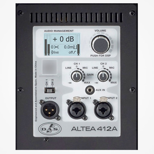 Bocina Das De 12 Amplificada Altavoz Profesional Activo