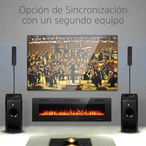 Bocina Torre De Audio Subwoofer Portatil Fol Karoke Guitarra