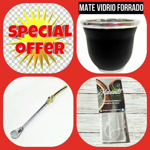 Mejor Precio!mate Vidrio Forrado Ecocuero+punto Rojo+filtros