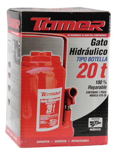 Gato Hidráulico Botella 20 T Tamer Mikels