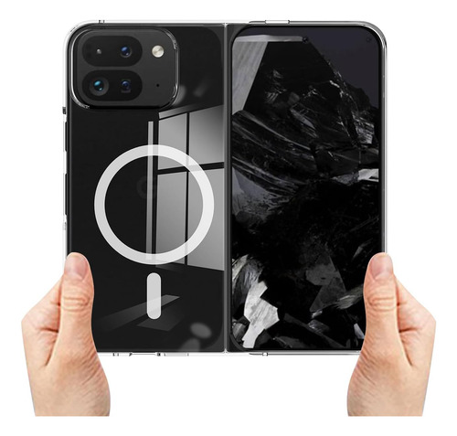 Funda De Teléfono Para Google Pixel 9 Pro Fold/pixel Fold 2 2024 Compatible Con Magsafe, Funda Rígida Para Pc A Prueba De Golpes Con Cobertura Total