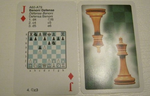 Book : 52 Chess Openings Playing Cards (english, Spanish An