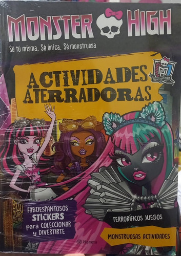 Actividades Aterradoras, Monster High - Editorial Planeta