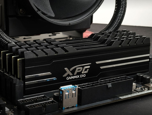 Imagem 3 de 3 de Memoria Ram Ddr4 Xpg 16gb-3600 Gammix D10 Black Adata Nfe