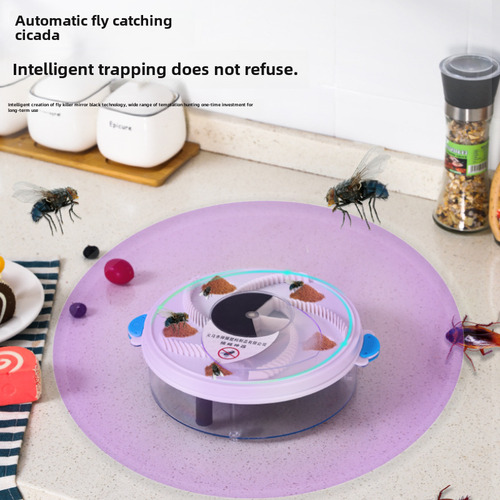 Atrapa Moscas Automático Usb 10 Piezas Cebo Universal