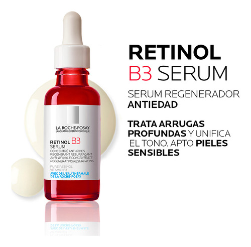 Kit La Roche-posay Serum Retinol + Crema Toleriane Sensitive