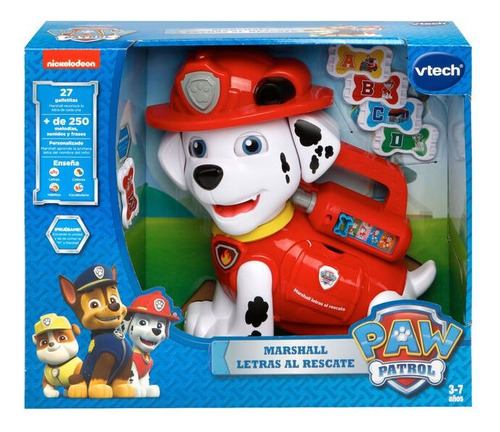 Paw Patrol Marshall Letras Al Rescate Sonidos Y Frases Vtech
