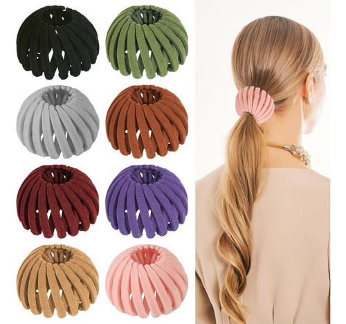 Pinzas Para El Pelo Con Forma Nido Pájaro Soporte Extensible
