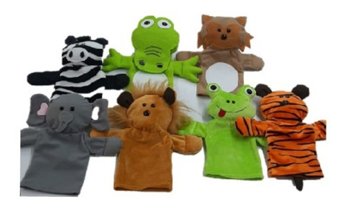 Kit X6 Títeres De Animales