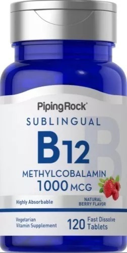 Vitamina B12 1000mcg Sublingual