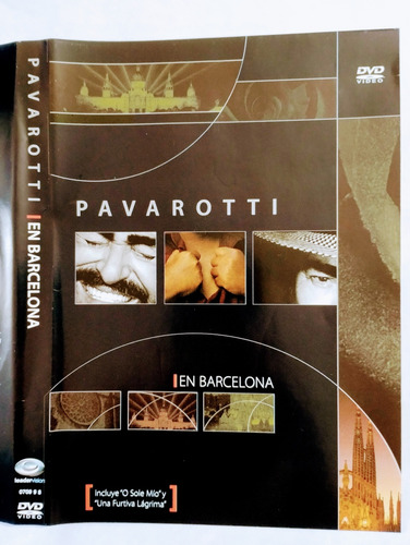 Pavarotti En Barcelona Dvd Nuevo Incluye O Sole Mío 23 Temas
