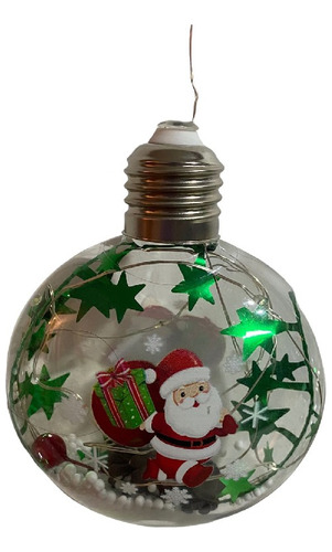 Cortina Led 8 Ampolletas Viejo Pascuero 5mt Cascabel Navidad