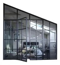 Comprar Pared Vidrio Aberturas Hierro Divisor Puerta Ventana