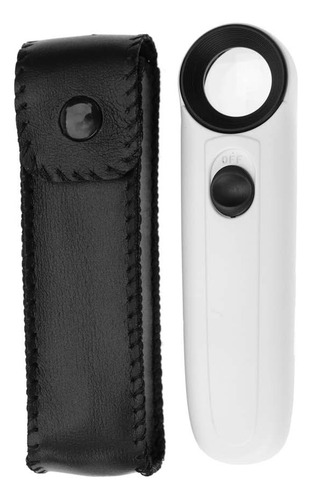 Lupa De Mano X40 Aumentos Con Luz Led Ideal Técnicos