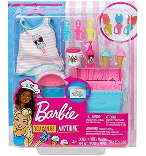 Barbie - Juego De Accesorios Para Cocinar Y Hornear Con Pie