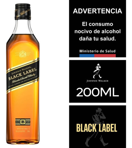 Whisky Johnnie Walker - Black Label - 200ml