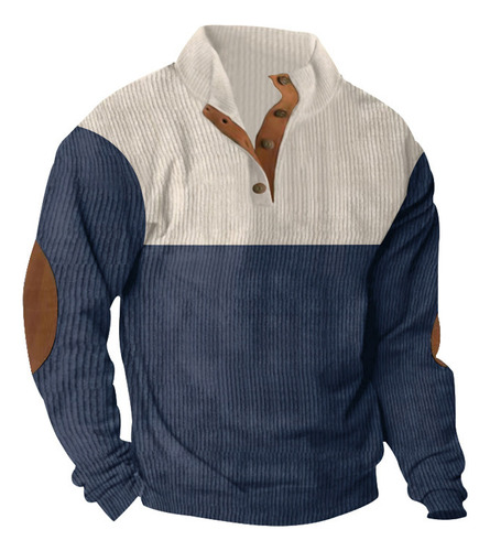 Sudadera Deportiva Con Bloques De Color Para Hombre
