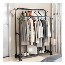 Comprar Estante Colgador Organizador Ropa Perchero Con Ruedas Yool