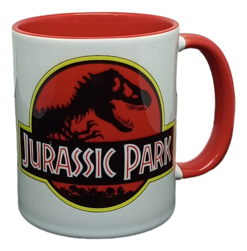 Jurassic Park Taza Cerámica Resistente Al Microondas