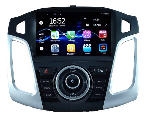 Stereo Android 13 Pantalla Cam 9¨ Ford Focus 4+64 Cplay