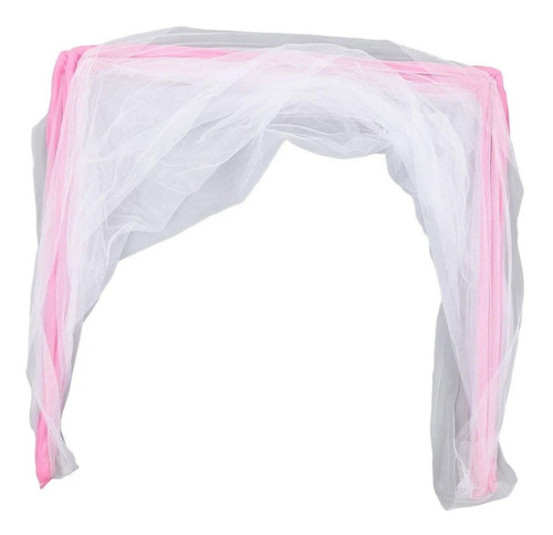 Mosquitero Plegable Para Cuna Bebe Cama Anti Mosquito Color Rosa