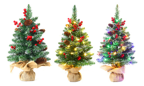 Mesa Con Forma De Árbol De Navidad De 18 Pulgadas, Mini Árbo