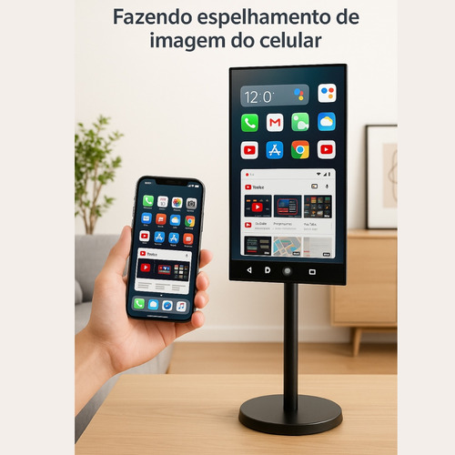 Tela Inteligente Giratória 21.5 Ips Fhd Touch Android