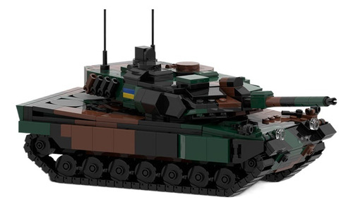 Juguete De Bloques De Construcción Leopard 2 Tank Military S