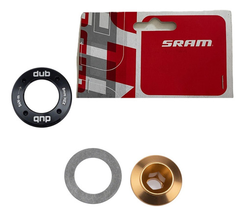 Parafuso Pedivela Sram Dub Fixação Extrator M18/m30 Dourado